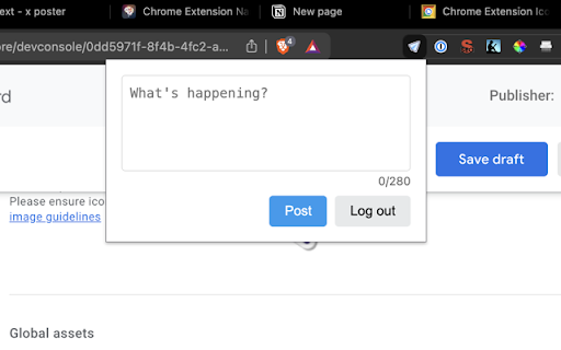 X Poster 4000  from Chrome web store to be run with OffiDocs Chromium online