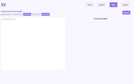 Xpress CV  from Chrome web store to be run with OffiDocs Chromium online