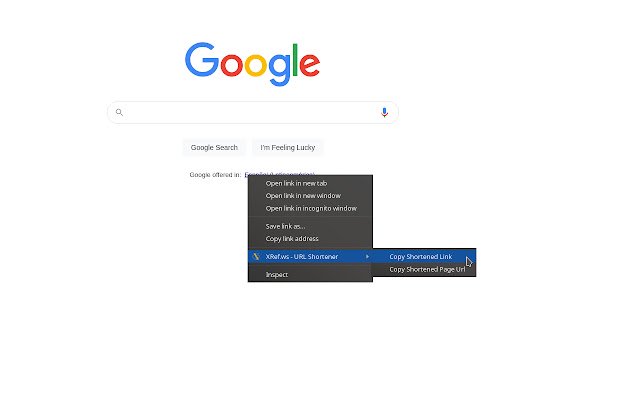 XRef.ws URL Shortener  from Chrome web store to be run with OffiDocs Chromium online