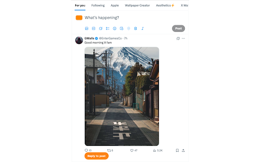 X Reply Assistant  from Chrome web store to be run with OffiDocs Chromium online