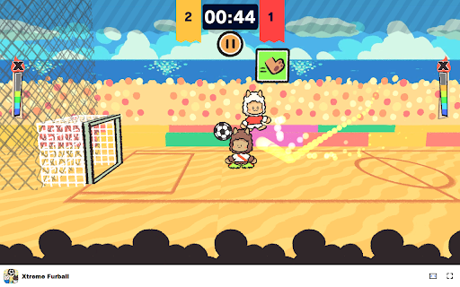 Xtreme Furball Game Play wild football with your fluffy paws!  from Chrome web store to be run with OffiDocs Chromium online