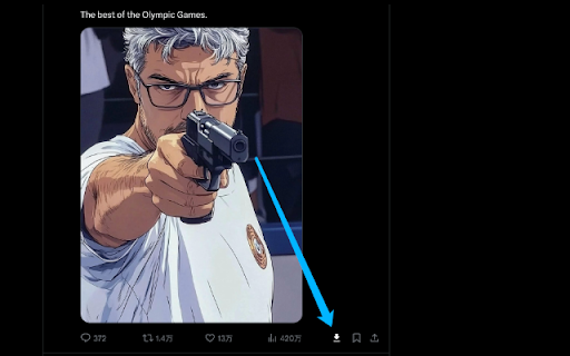 X/Twitter Image Downloader  from Chrome web store to be run with OffiDocs Chromium online