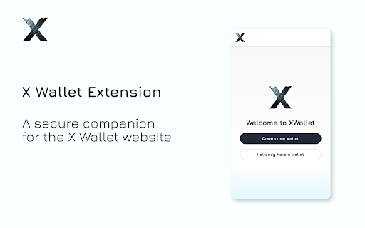 X Wallet  from Chrome web store to be run with OffiDocs Chromium online