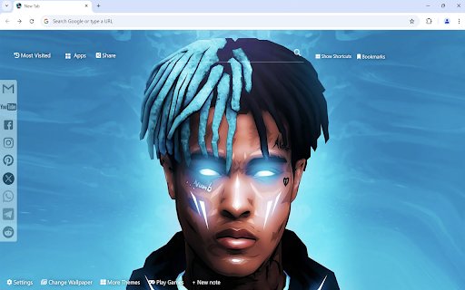 XXXTentacion Wallpaper  from Chrome web store to be run with OffiDocs Chromium online