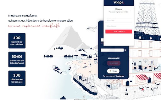 YAAGO Connect your Airbnb  from Chrome web store to be run with OffiDocs Chromium online