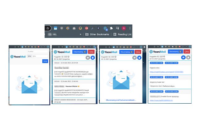YaaniMail Individuelle Chrome-Erweiterung aus dem Chrome-Webshop zur Ausführung mit OffiDocs Chromium online