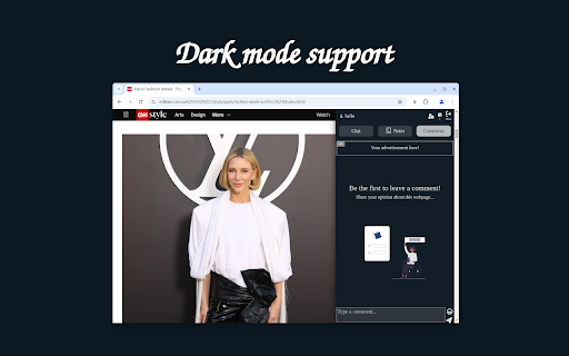 Yabber  from Chrome web store to be run with OffiDocs Chromium online