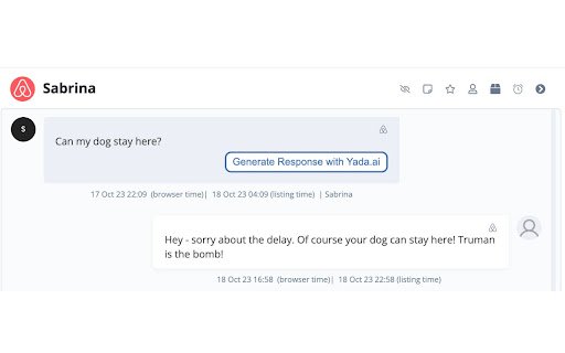 Yada.ai Extension from Chrome web store to be run with OffiDocs Chromium online Yada.ai Extension from Chrome web store to be run with OffiDocs Chromium online