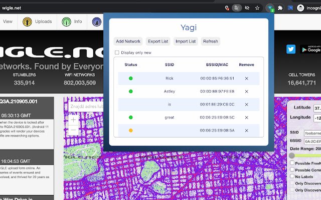 Yagi  from Chrome web store to be run with OffiDocs Chromium online