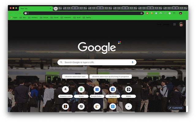 Yamanote Line Theme from Chrome web store to be run with OffiDocs Chromium online Yamanote Line Theme from Chrome web store to be run with OffiDocs Chromium online
