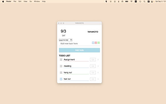 YARUKOTO  from Chrome web store to be run with OffiDocs Chromium online