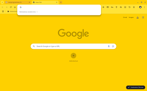 Yellow Mellow (Theme by I am Programmer)  from Chrome web store to be run with OffiDocs Chromium online