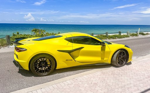 Yellow supercar in the sun  from Chrome web store to be run with OffiDocs Chromium online