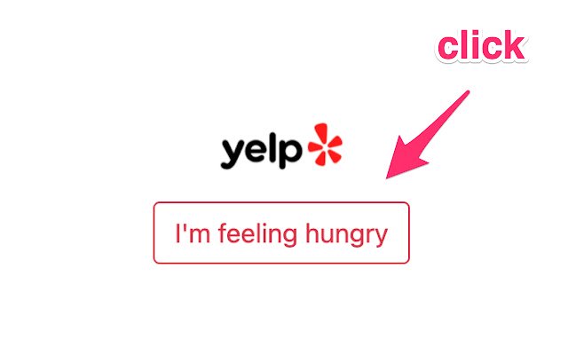 Yelp الشعور بالجوع من متجر Chrome الإلكتروني ليتم تشغيله باستخدام OffiDocs Chromium عبر الإنترنت