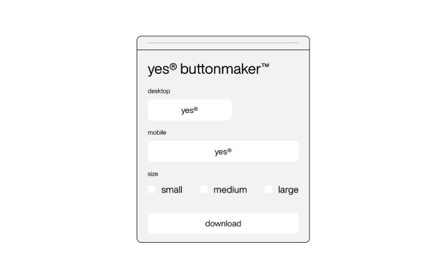 yes® Button Maker מחנות האינטרנט של Chrome להפעלה עם OffiDocs Chromium באינטרנט