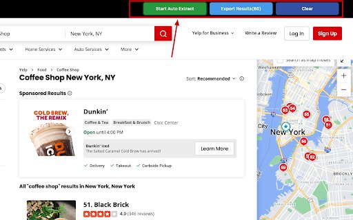 Ye Scraper: Business Leads Extractor  from Chrome web store to be run with OffiDocs Chromium online