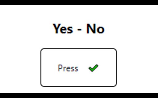 Yes No extension  from Chrome web store to be run with OffiDocs Chromium online