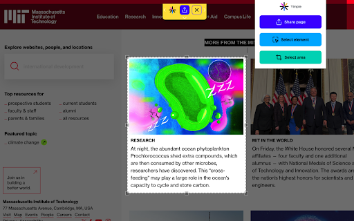 Yimple  from Chrome web store to be run with OffiDocs Chromium online