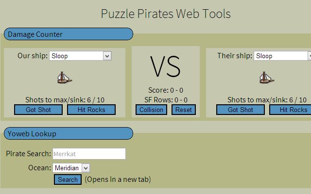 ໂຢໂຮ! Puzzle Pirates Tools ຈາກຮ້ານເວັບ Chrome ທີ່ຈະດໍາເນີນການກັບ OffiDocs Chromium ອອນໄລນ໌