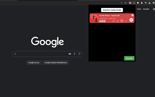 Yonka Müzik Market Random Müzik Seçici  from Chrome web store to be run with OffiDocs Chromium online