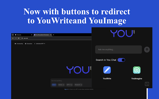 You.com Plugin from Chrome web store to be run with OffiDocs Chromium online You.com Plugin from Chrome web store to be run with OffiDocs Chromium online
