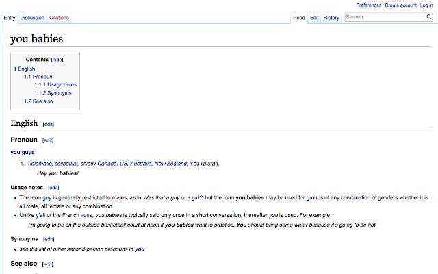 You Guys to You Babies  from Chrome web store to be run with OffiDocs Chromium online