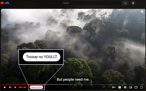 YOULLT trigger  from Chrome web store to be run with OffiDocs Chromium online