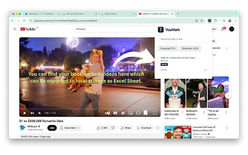YouMark YouTube Video Clip Saver Bookmark Manager from Chrome web store to be run with OffiDocs Chromium online YouMark YouTube Video Clip Saver Bookmark Manager from Chrome web store to be run with OffiDocs Chromium online