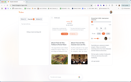 Youpass extension  from Chrome web store to be run with OffiDocs Chromium online