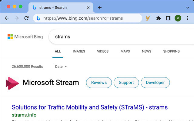 Ang Iyong Pinakamahusay na Stream na Default na Paghahanap mula sa Chrome web store na tatakbo sa OffiDocs Chromium online