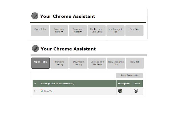 Chrome Assistant ของคุณจาก Chrome เว็บสโตร์ที่จะทำงานร่วมกับ OffiDocs Chromium ออนไลน์
