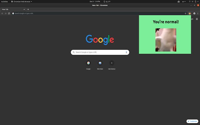 Youre Normal  from Chrome web store to be run with OffiDocs Chromium online