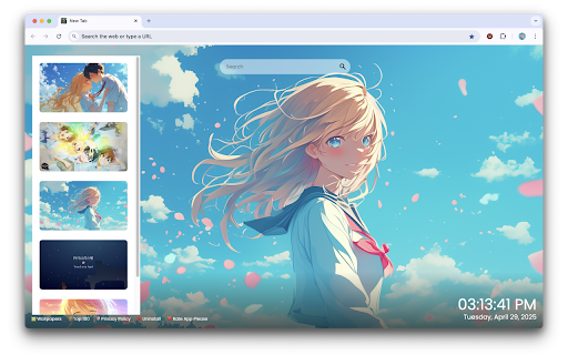 Your Lie In April Wallpapers  from Chrome web store to be run with OffiDocs Chromium online