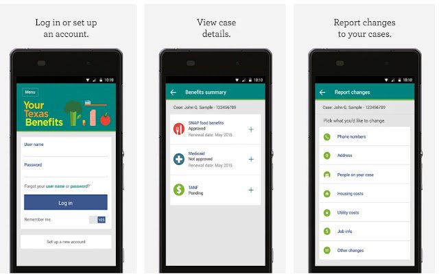 Your Texas Benefits  from Chrome web store to be run with OffiDocs Chromium online