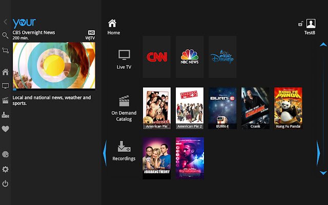 La extensión YourTV Chrome de Chrome web store se ejecutará con OffiDocs Chromium en línea