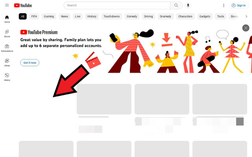 YouTube ad block  from Chrome web store to be run with OffiDocs Chromium online