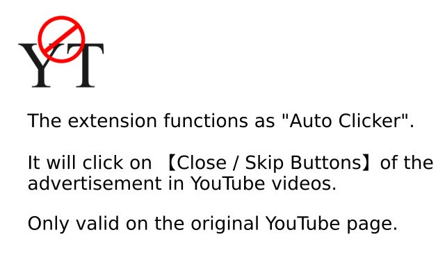 YouTube adBlocker จาก Chrome เว็บสโตร์จะทำงานด้วย OffiDocs Chromium ออนไลน์