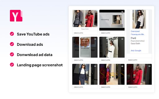 YouTube Ad Download  Analytics Helper  from Chrome web store to be run with OffiDocs Chromium online