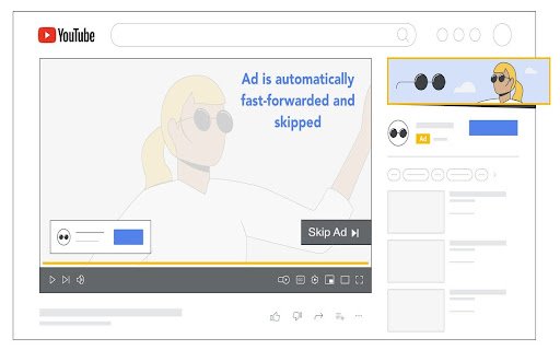 Youtube ad fast forwarder  from Chrome web store to be run with OffiDocs Chromium online