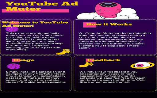 Youtube Ad Muter  from Chrome web store to be run with OffiDocs Chromium online