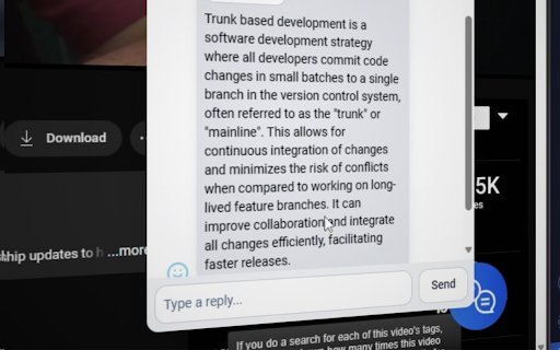 YouTubeAIChat  from Chrome web store to be run with OffiDocs Chromium online YouTubeAIChat  from Chrome web store to be run with OffiDocs Chromium online