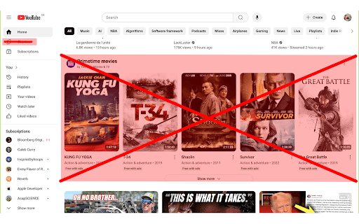 YouTube Bloat Blocker Remove Shorts, Games, and more from YouTube  from Chrome web store to be run with OffiDocs Chromium online