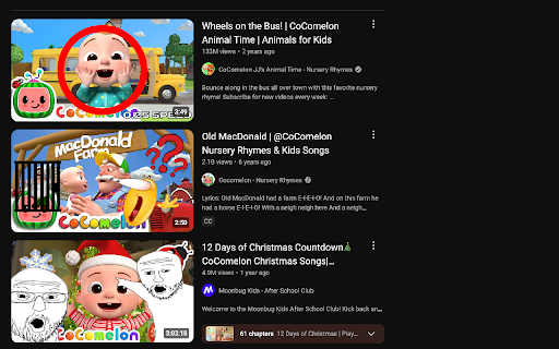 Youtube Clickbaitify  from Chrome web store to be run with OffiDocs Chromium online