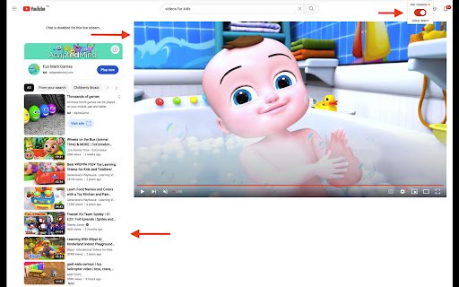 Youtube Columns Swapper  from Chrome web store to be run with OffiDocs Chromium online