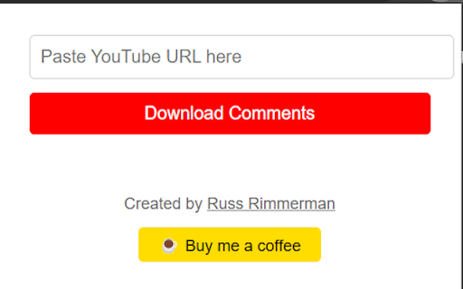 YouTube Comment  Caption Downloader  from Chrome web store to be run with OffiDocs Chromium online