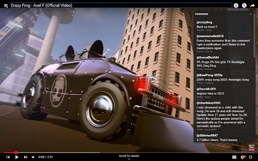 YouTube Comments Sidebar  from Chrome web store to be run with OffiDocs Chromium online