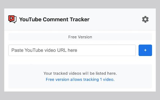 YouTube Comment Tracker  from Chrome web store to be run with OffiDocs Chromium online