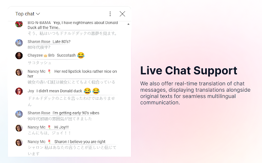 YouTube™ Comment Translator Pro  from Chrome web store to be run with OffiDocs Chromium online