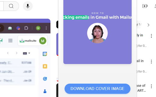 YouTube ™ Cover image extractor  from Chrome web store to be run with OffiDocs Chromium online