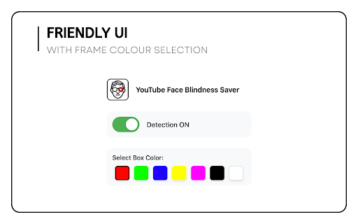 YouTube Face Blindness Saver  from Chrome web store to be run with OffiDocs Chromium online
